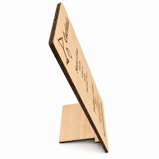 Επιτραπέζιo Stand | Μονής Όψης | 30 x 15cm